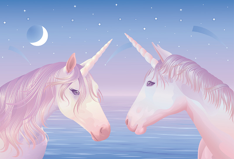 Foto tapete Unicorns, foto tapeta na zidu